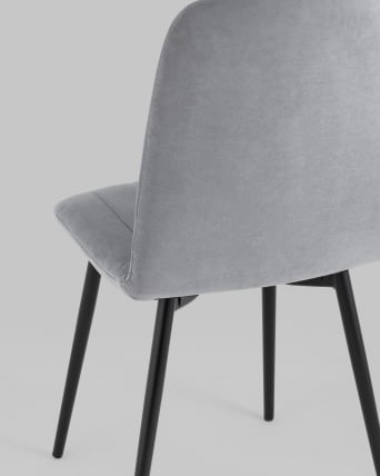 Стул Еасй велюр Серый / Easy_6